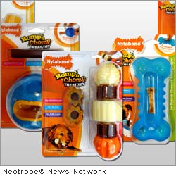 Romp'n CHOMP Treat Toys launched by Nylabone