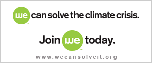 be part of the solution to global warming - join we