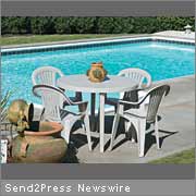 Adams Mfg resin pool furniture