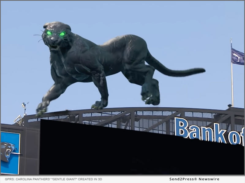 GPRS: Carolina Panthers Gentle Giant in 3D