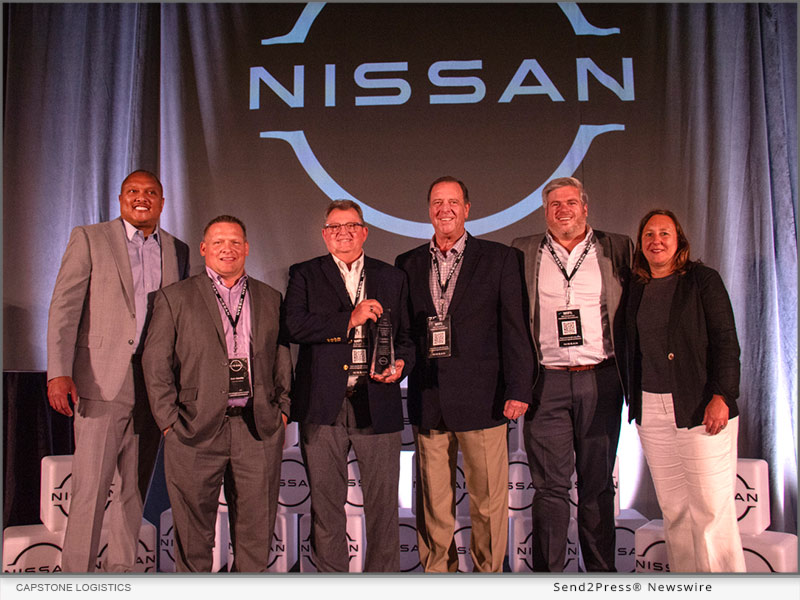 Nissan North America honors Capstone Logistics as 2023 Supply Chain Management Partner of the Year - Vimarsana News