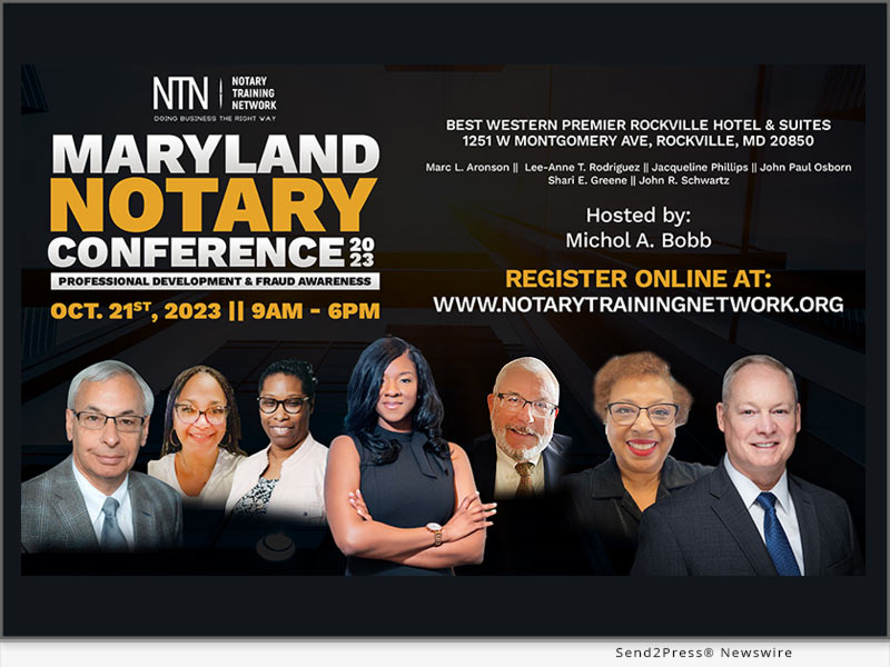 Maryland Notary Conference 2023 announced with focus on Preventing Document Fraud, Forgery, and Identity Theft - Vimarsana News