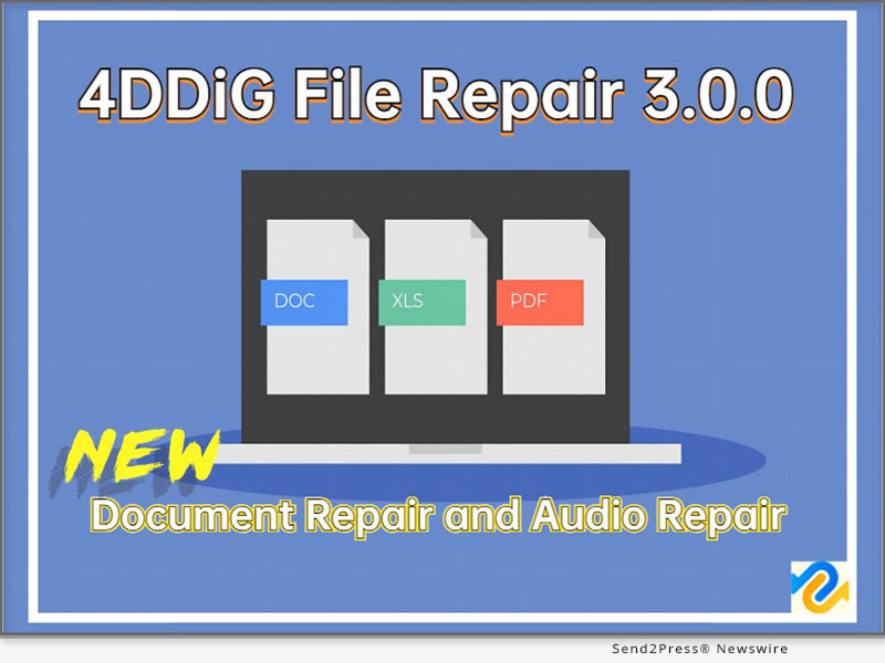 4DDiG File Repair 3.0.0 Launched, Introduces Enhanced Document Repair and Audio Repair - Vimarsana News
