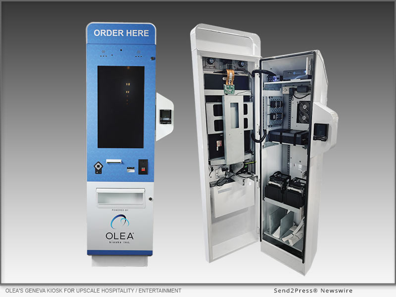 Olea Kiosks Launches Redesign of its Indoor and Outdoor Geneva Kiosk