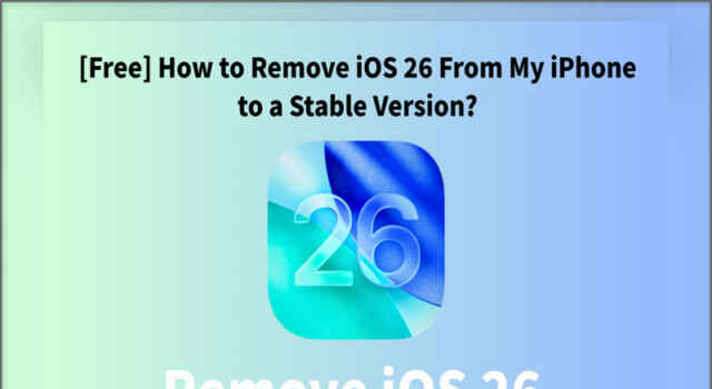 Guide: How to Remove iOS 26 From iPhone to a Stable Version with Tenorshare ReiBoot Guide: How to Remove iOS 26 From iPhone