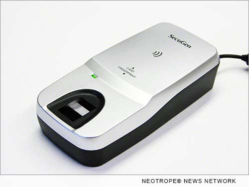 eNewsChannels: biometric device