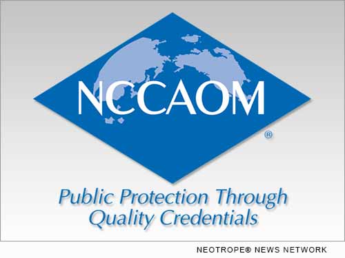 eNewsChannels: NCCAOM certification